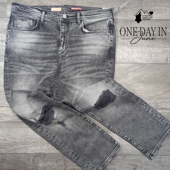 Pilcro and the Letterpress Denim - Pilcro and the Letterpress Slim Boyfriend Jeans Size 14P (32P)